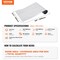 Peel and Stick Vinyl Flooring, 390"x23.6", Light Gray Wood for Home